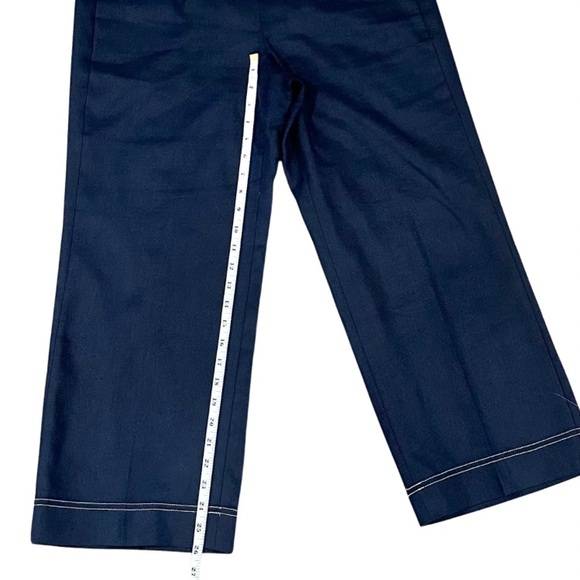 J.Crew High Waisted Peyton Wide Leg Sailor Pants Size 10 EUC Cropped - Picture 6 of 10